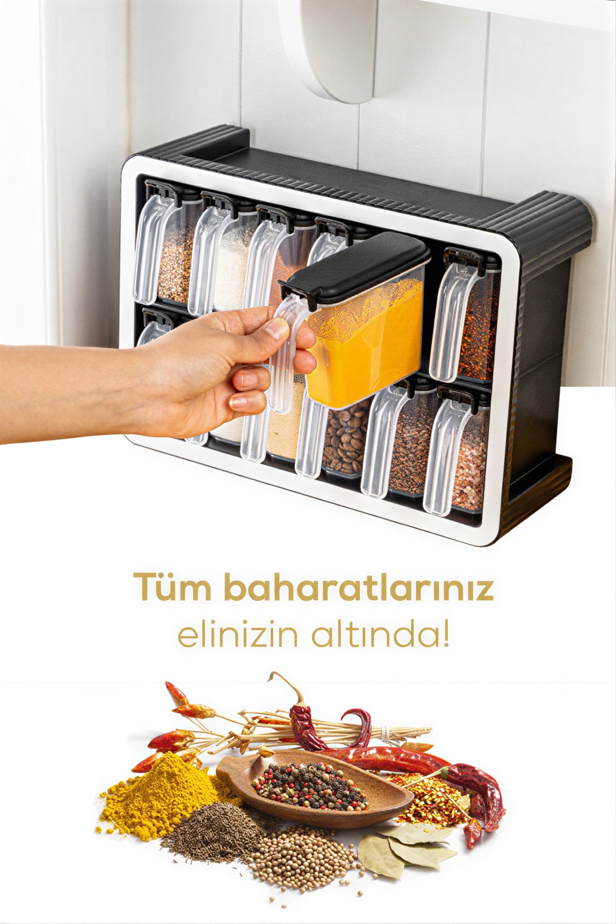 12’li Akıllı Baharatlık Seti