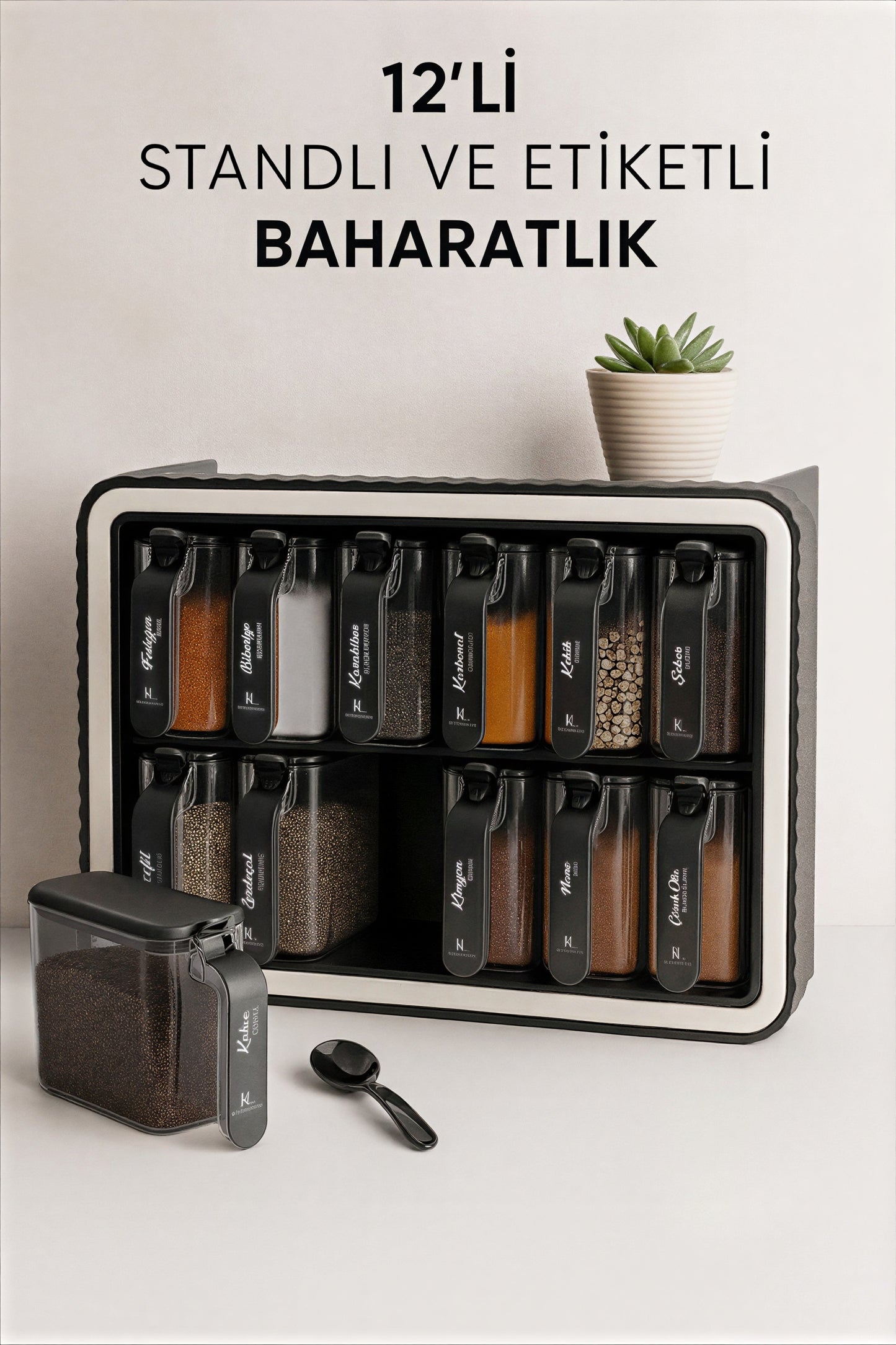12’li Akıllı Baharatlık Seti