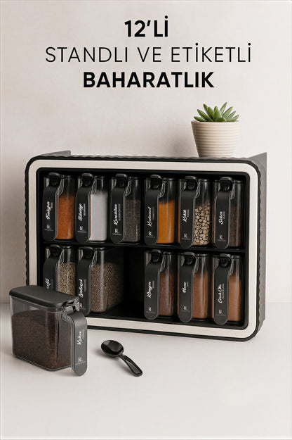 12’li Akıllı Baharatlık Seti