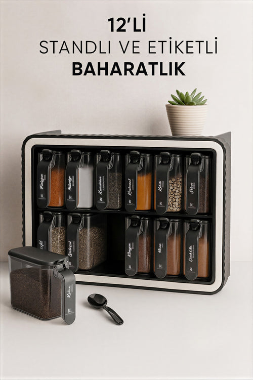 12’li Akıllı Baharatlık Seti