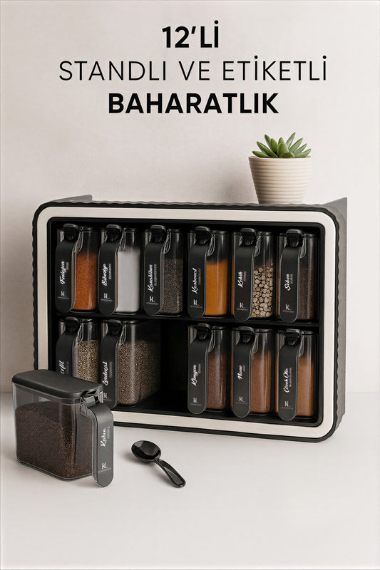 12’li Akıllı Baharatlık Seti